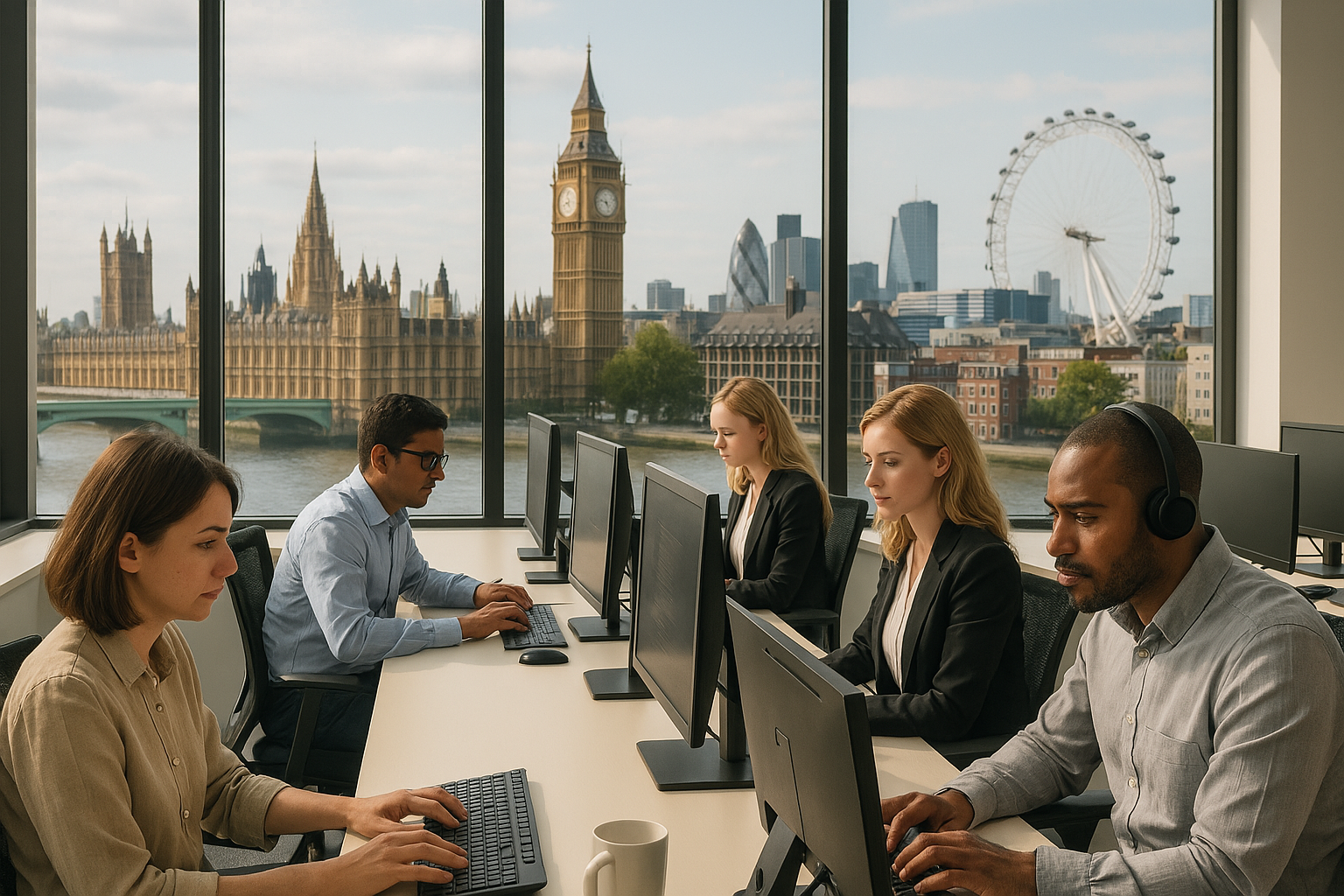 Skyleaf accountants advising charity trustees during a compliance meeting in London